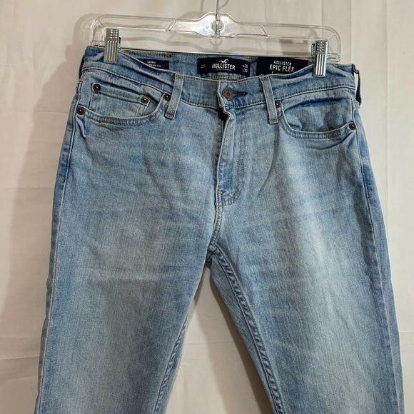 Hollister Men's NWT Epic Flex Skinny Jeans in Blue Size 29" Waist x 30" - Picture 2 of 5